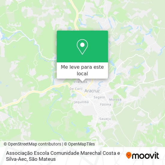 Associação Escola Comunidade Marechal Costa e Silva-Aec mapa