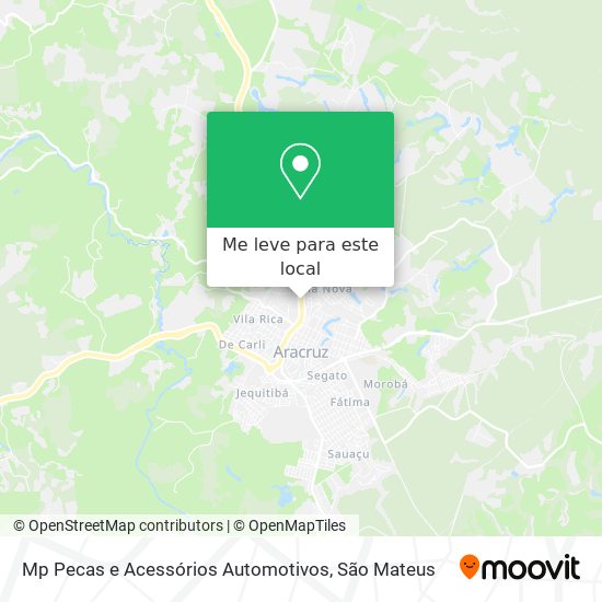 Mp Pecas e Acessórios Automotivos mapa