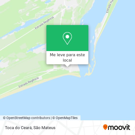 Toca do Ceará mapa