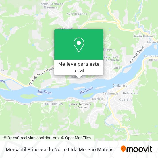 Mercantil Princesa do Norte Ltda Me mapa