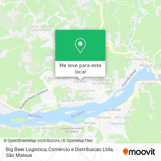 Big Beer Logistica, Comércio e Distribuicao Ltda mapa