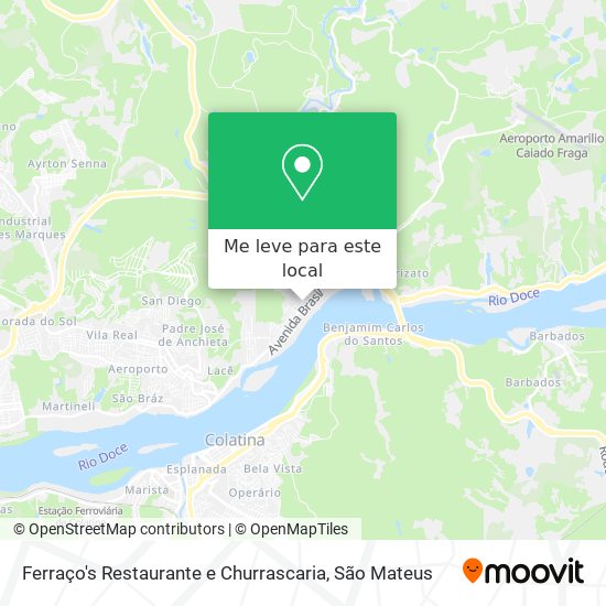 Ferraço's Restaurante e Churrascaria mapa