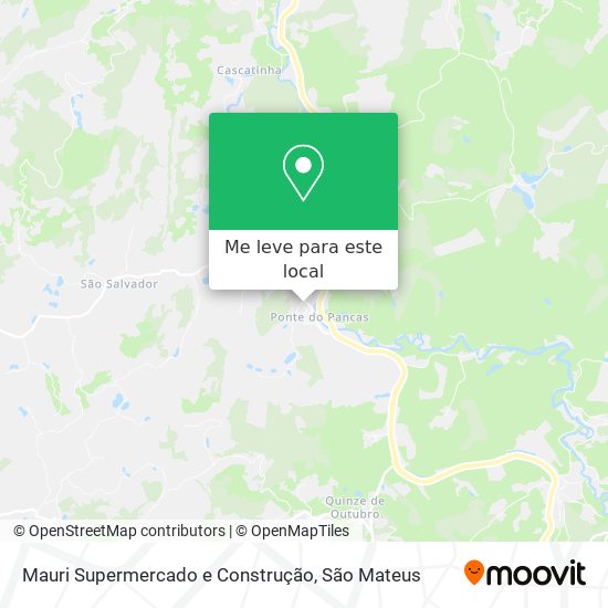 Mauri Supermercado e Construção mapa