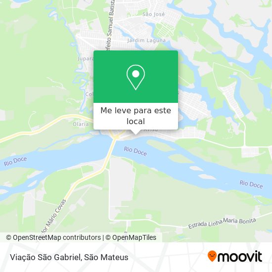 Viação São Gabriel mapa