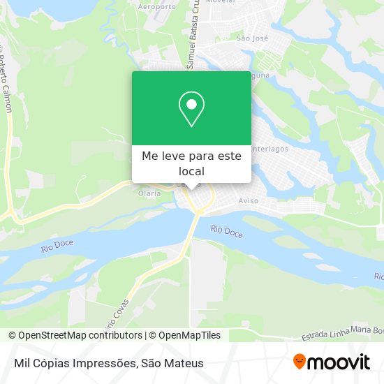 Mil Cópias Impressões mapa