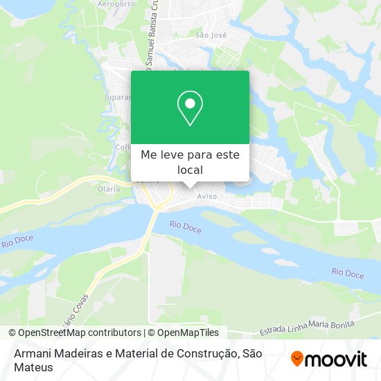 Armani Madeiras e Material de Construção mapa