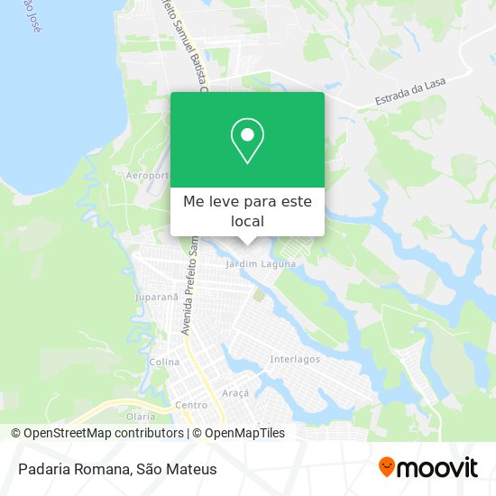 Padaria Romana mapa