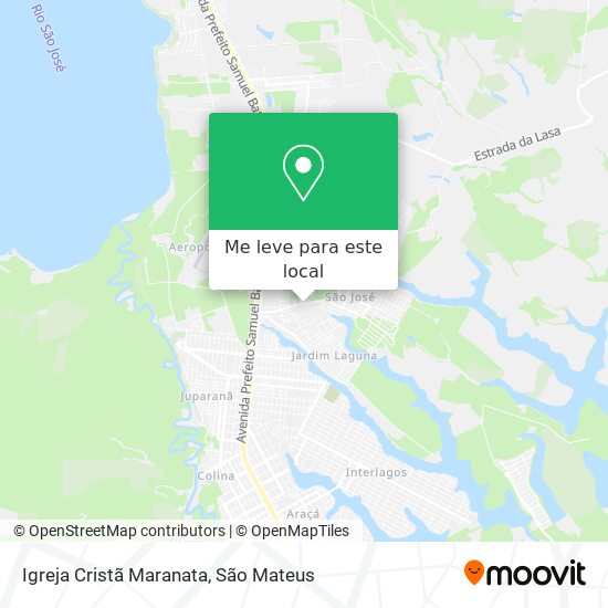 Igreja Cristã Maranata mapa