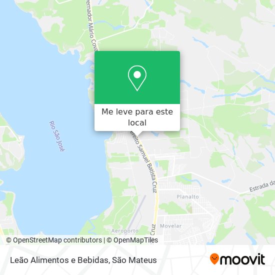 Leão Alimentos e Bebidas mapa