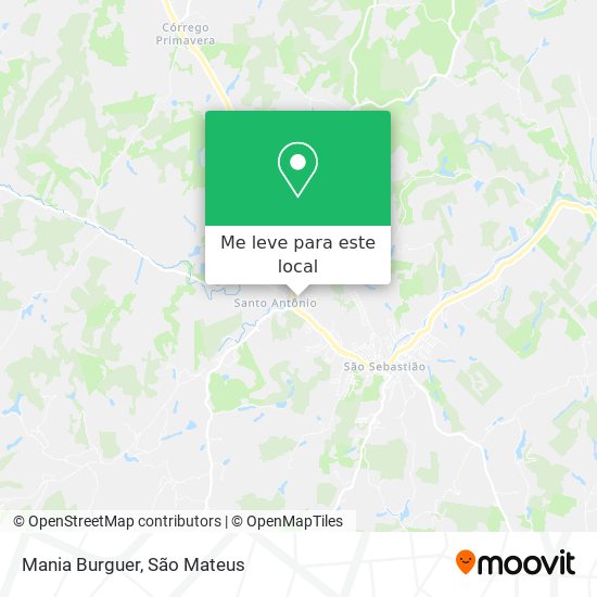 Mania Burguer mapa