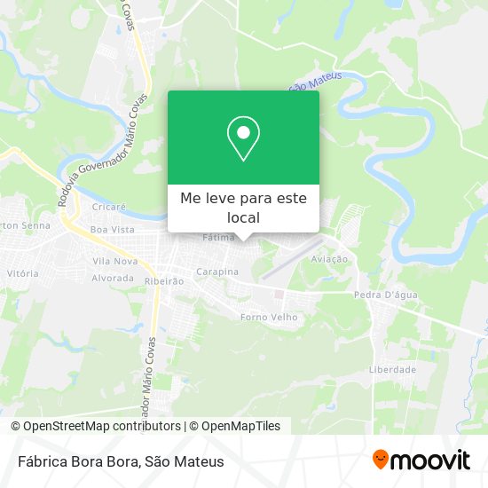 Fábrica Bora Bora mapa