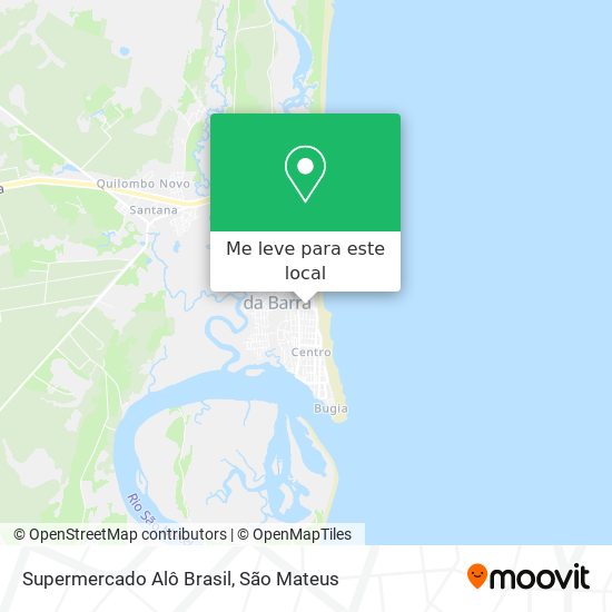 Supermercado Alô Brasil mapa