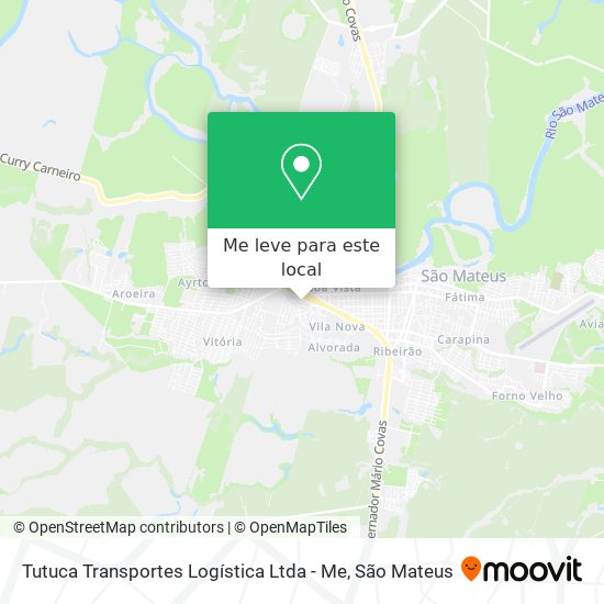 Tutuca Transportes Logística Ltda - Me mapa