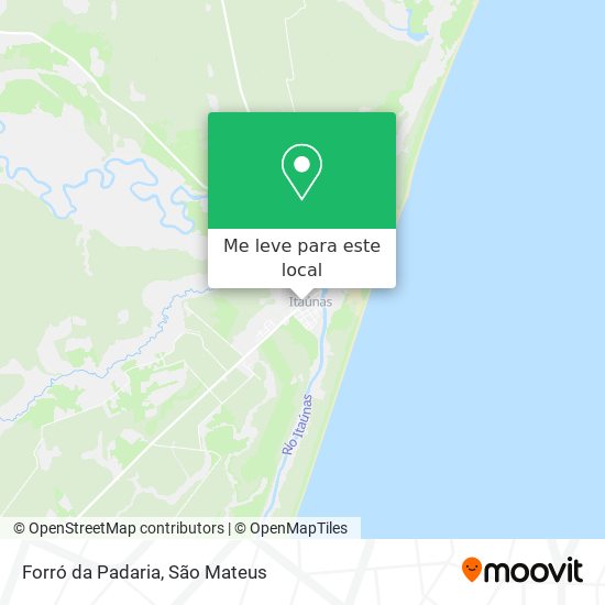 Forró da Padaria mapa