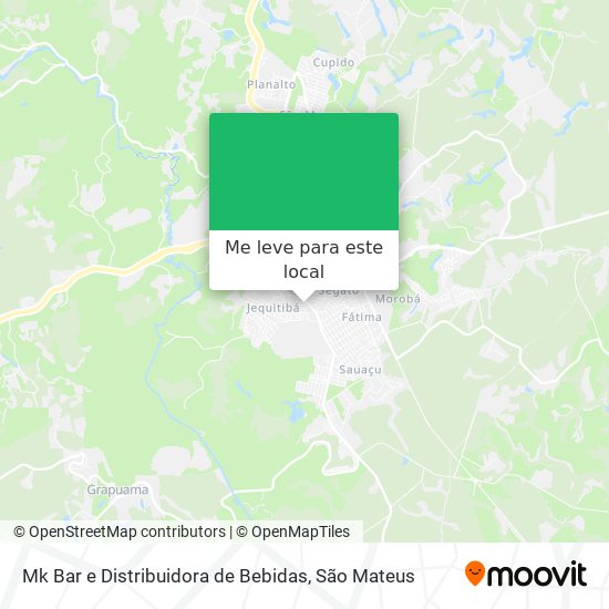 Mk Bar e Distribuidora de Bebidas mapa