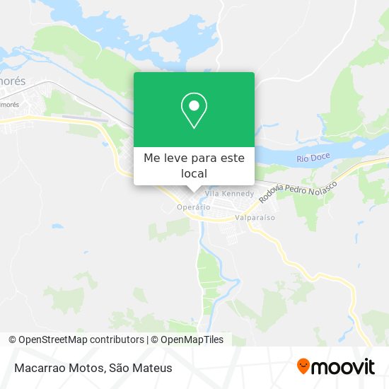 Macarrao Motos mapa