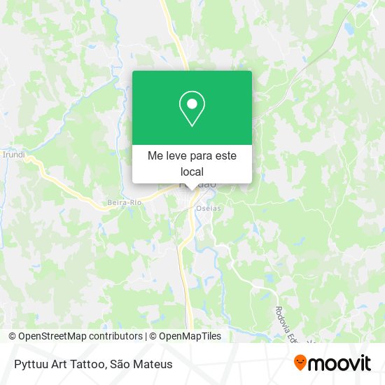 Pyttuu Art Tattoo mapa