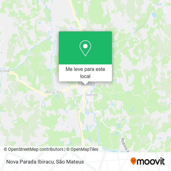 Nova Parada Ibiracu mapa