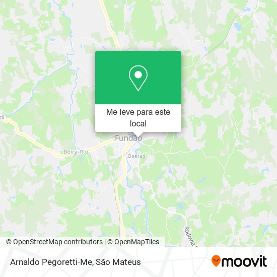 Arnaldo Pegoretti-Me mapa