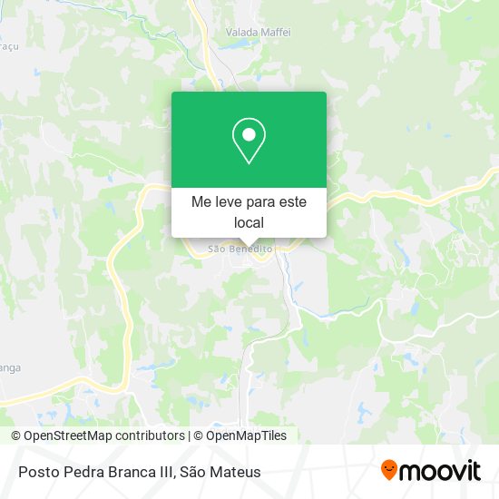 Posto Pedra Branca III mapa