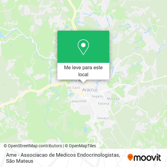 Ame - Associacao de Medicos Endocrinologistas mapa