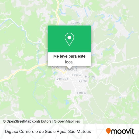 Digasa Comercio de Gas e Agua mapa