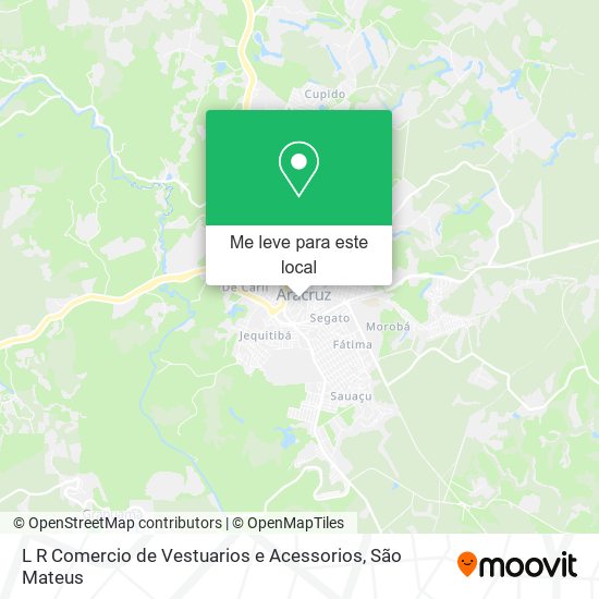 L R Comercio de Vestuarios e Acessorios mapa