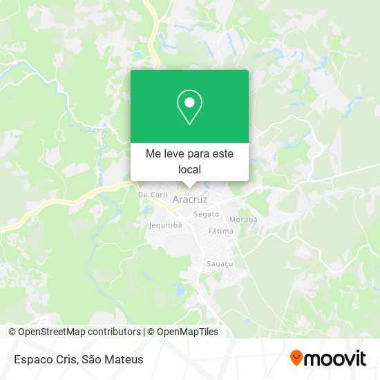 Espaco Cris mapa