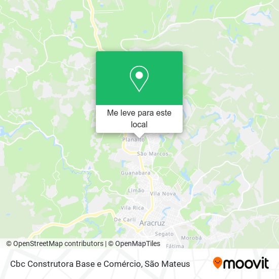 Cbc Construtora Base e Comércio mapa