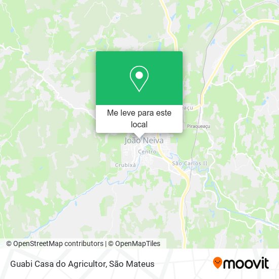 Guabi Casa do Agricultor mapa