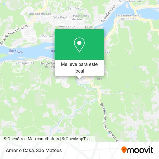 Amor e Casa mapa