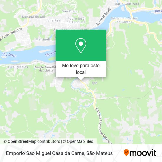 Emporio Sao Miguel Casa da Carne mapa