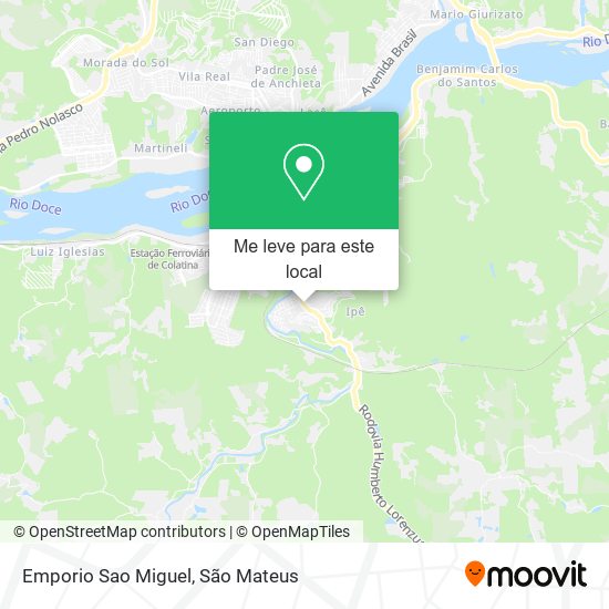 Emporio Sao Miguel mapa