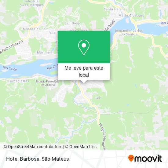 Hotel Barbosa mapa