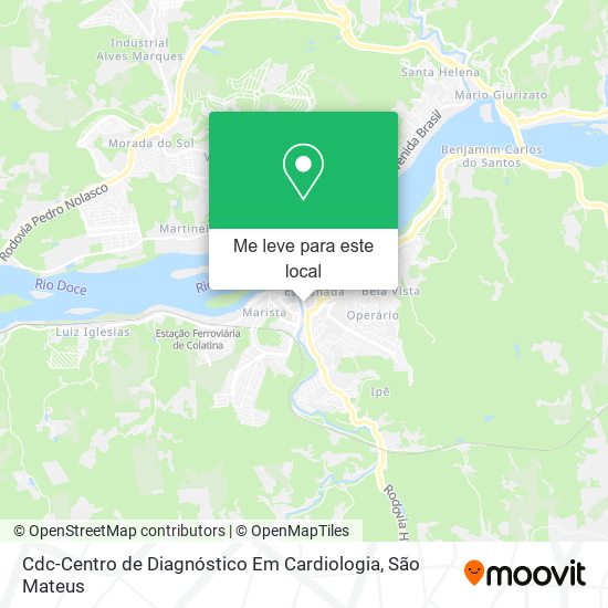 Cdc-Centro de Diagnóstico Em Cardiologia mapa