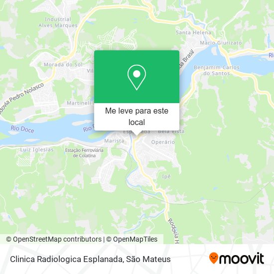 Clinica Radiologica Esplanada mapa