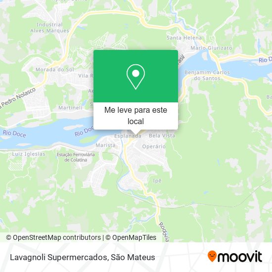 Lavagnoli Supermercados mapa