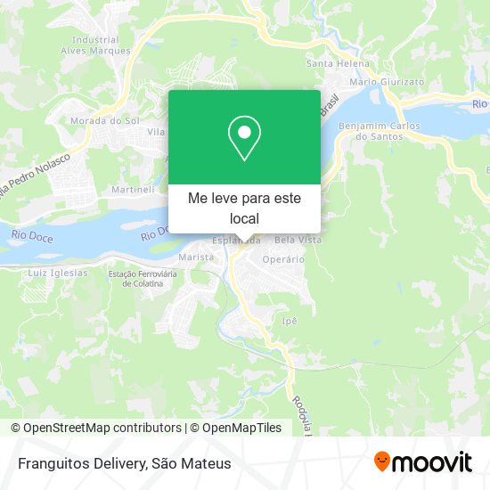 Franguitos Delivery mapa