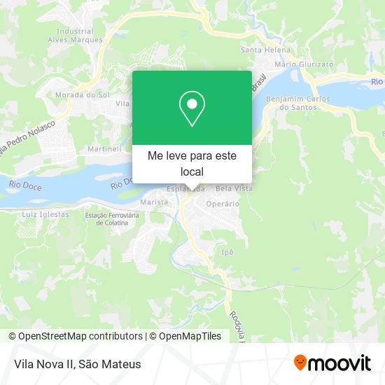 Vila Nova II mapa