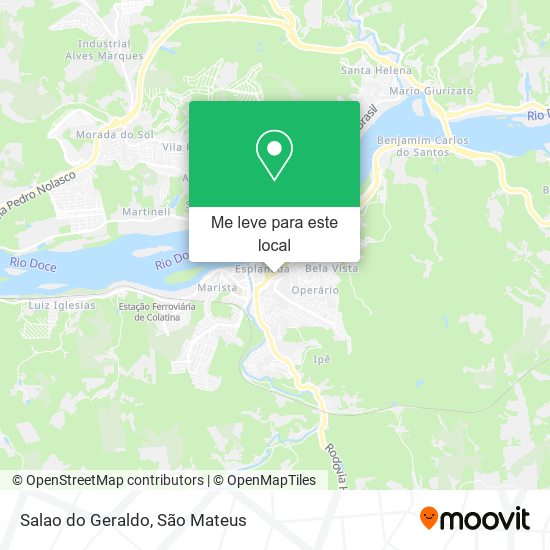 Salao do Geraldo mapa