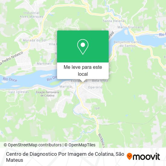 Centro de Diagnostico Por Imagem de Colatina mapa