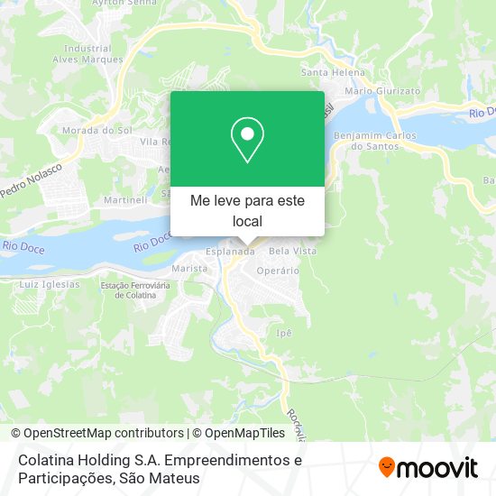 Colatina Holding S.A. Empreendimentos e Participações mapa