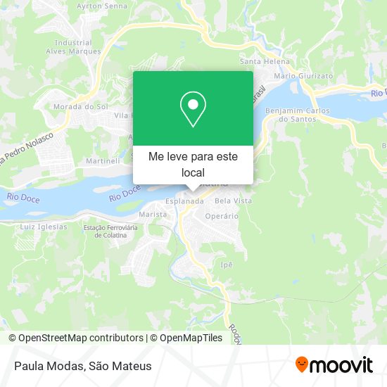 Paula Modas mapa