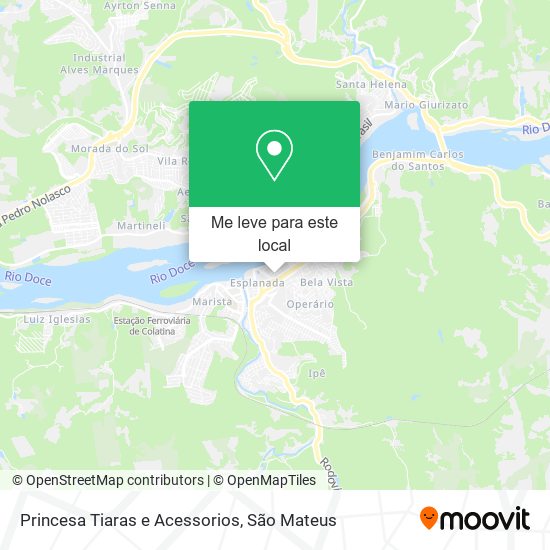 Princesa Tiaras e Acessorios mapa