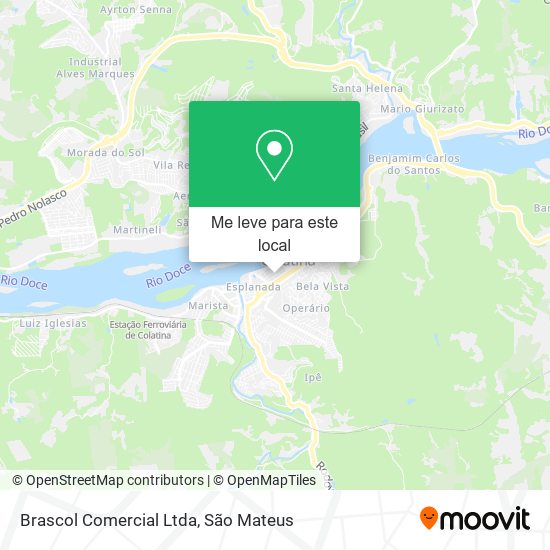 Brascol Comercial Ltda mapa