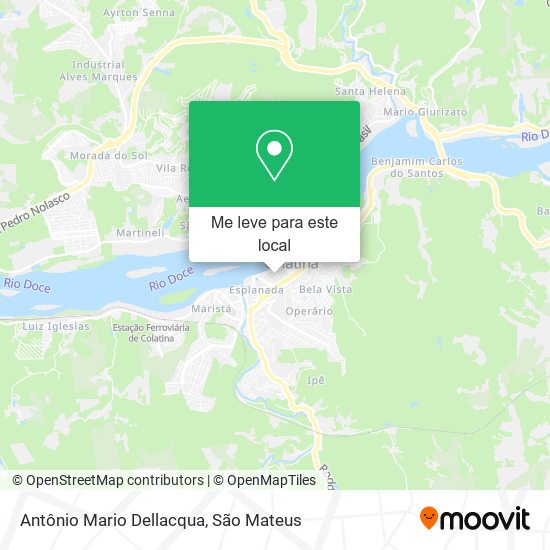 Antônio Mario Dellacqua mapa