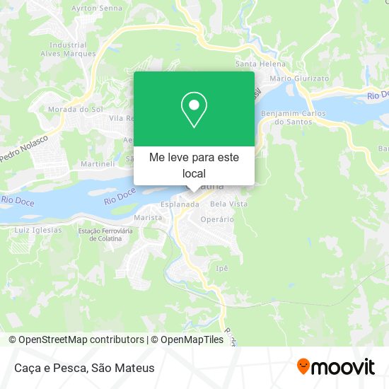 Caça e Pesca mapa
