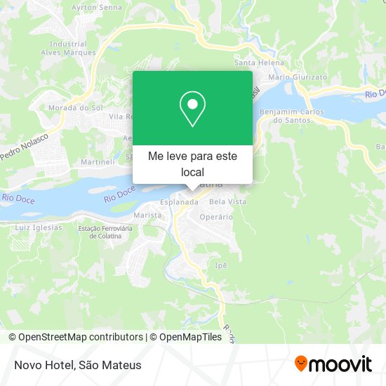 Novo Hotel mapa