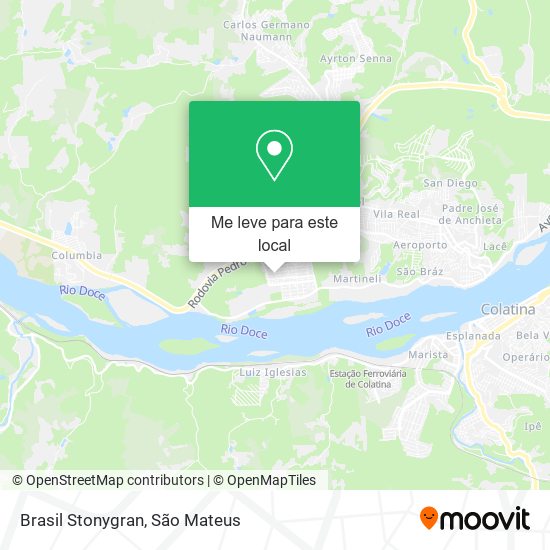Brasil Stonygran mapa