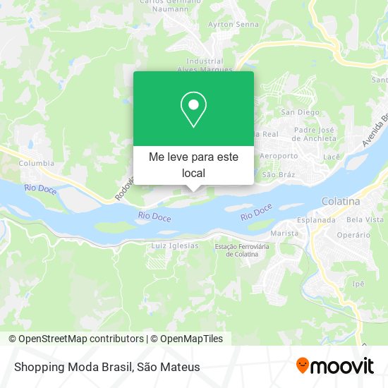 Shopping Moda Brasil mapa